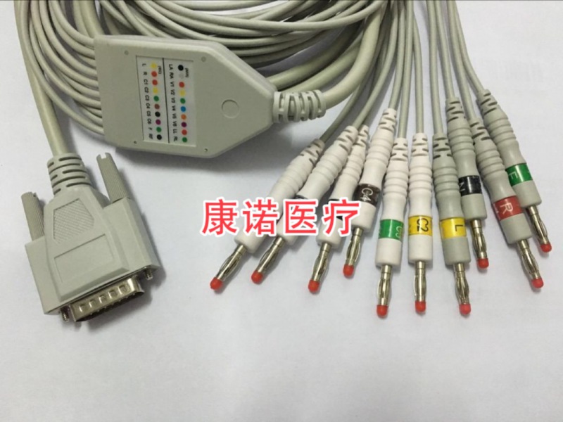 日本光电十二导心导图机线