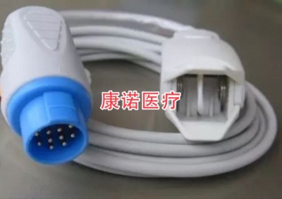 兼容布鲁克（Brker）一体式成人指夹血氧探头线